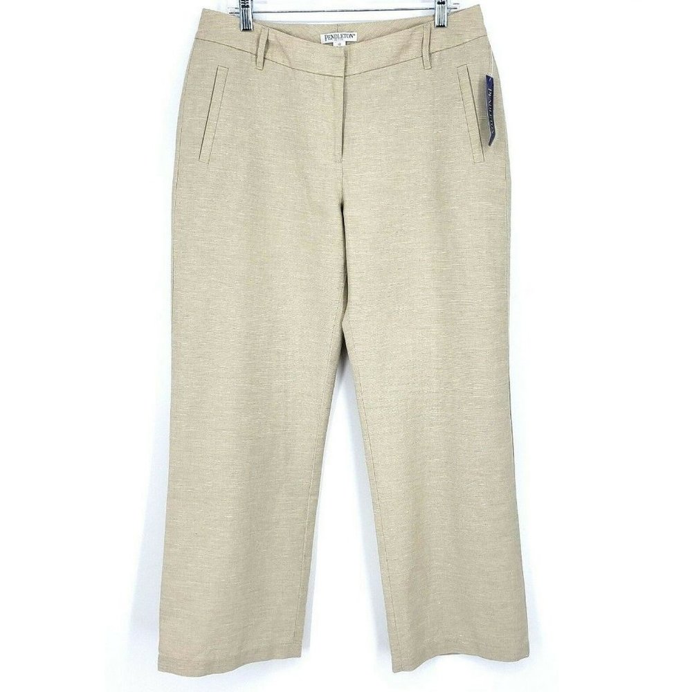 NWT Pendleton Womens Petite Size 12 Dress Pants